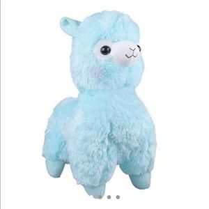 alpacasso blue alpaca plush